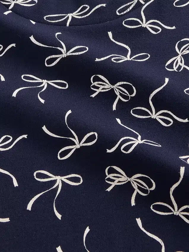 T-shirt med ribbad hög hals för barn