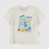 T-shirt med Scooter Grid-motiv för småbarn