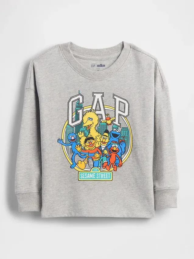 T-shirt med Sesamgatan-motiv för Baby & Småbarn