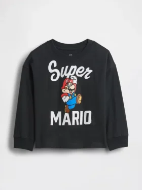 T-shirt med Super Mario-motiv för Baby & Småbarn
