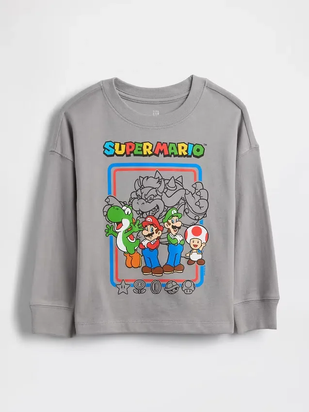 T-shirt med Super Mario-motiv för Baby & Småbarn