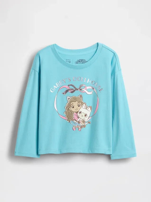 T-shirt med tryck av Gabby’s Dollhouse för Baby & Småbarn