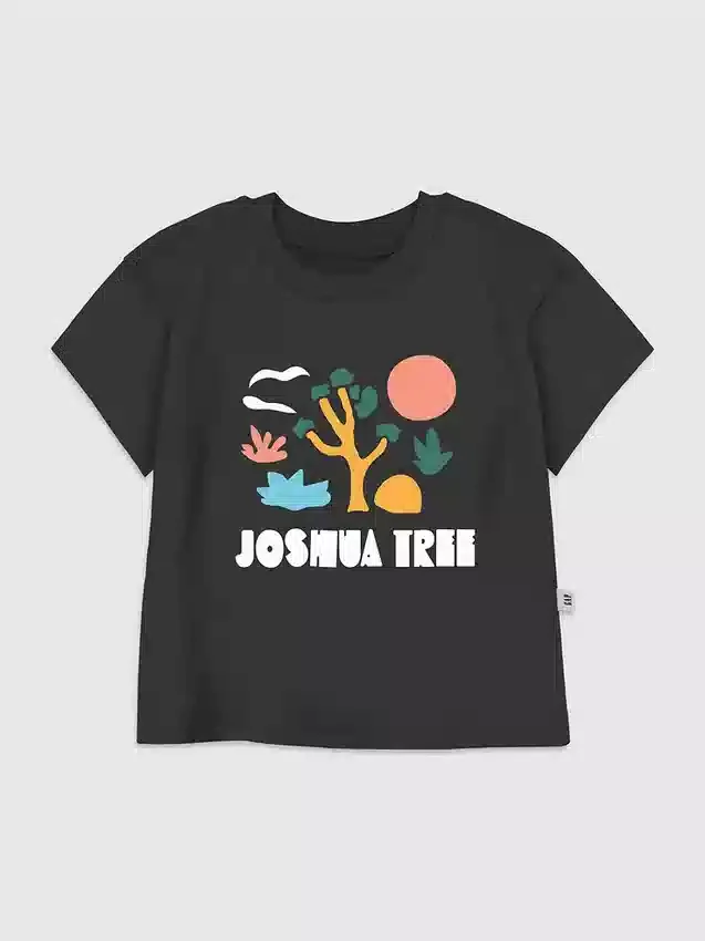 T-shirt med tryck av Joshua Tree för småbarn
