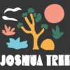 T-shirt med tryck av Joshua Tree för småbarn