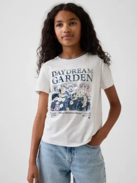 T-shirt med tryck för barn
