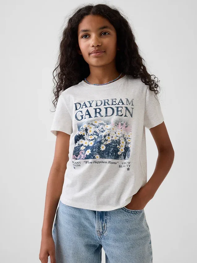 T-shirt med tryck för barn