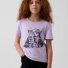 T-shirt med tryck för barn