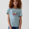 T-shirt med tryck för barn