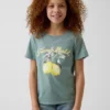 T-shirt med tryck för barn