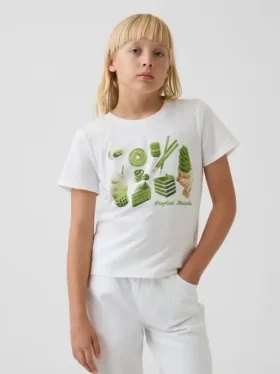 T-shirt med tryck för barn