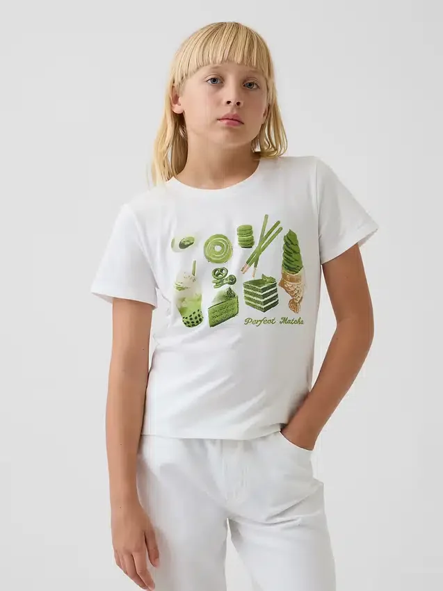 T-shirt med tryck för barn