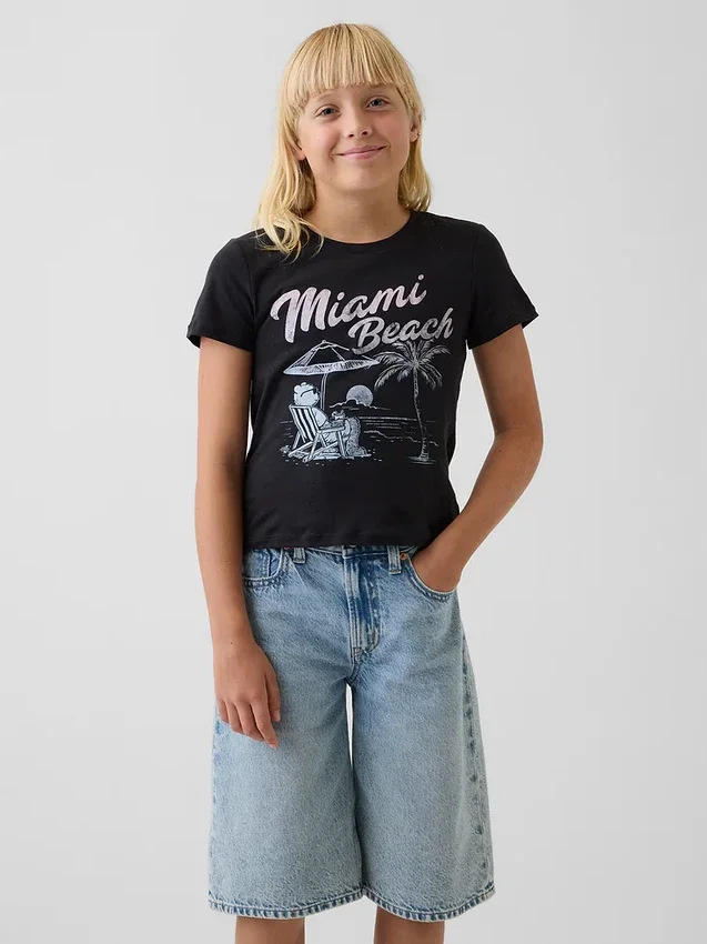 T-shirt med tryck för barn