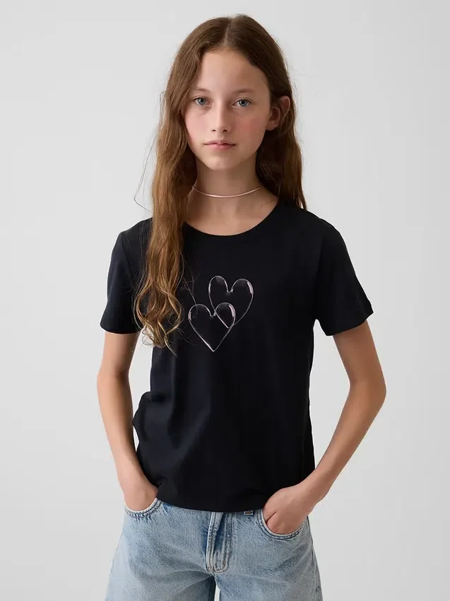 T-shirt med tryck för barn