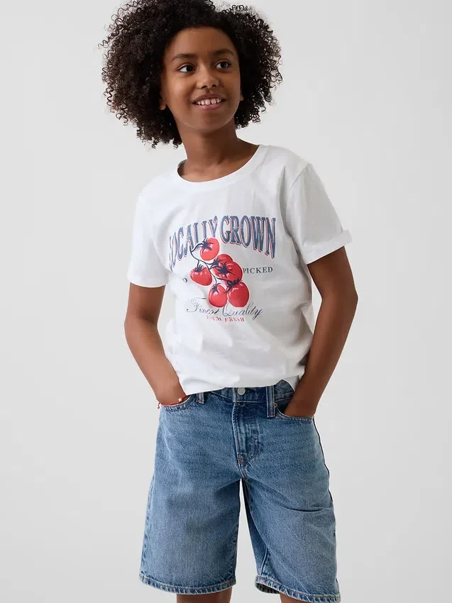 T-shirt med tryck för barn