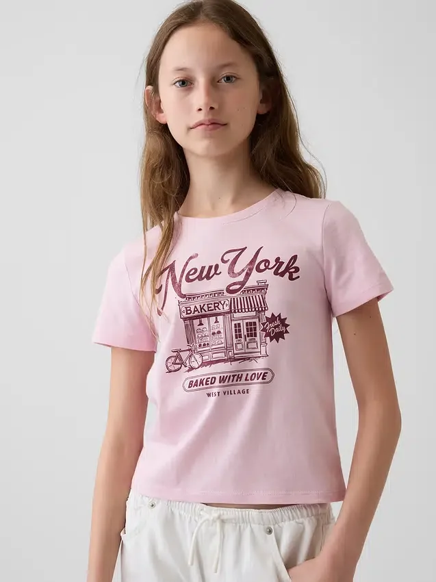 T-shirt med tryck för barn