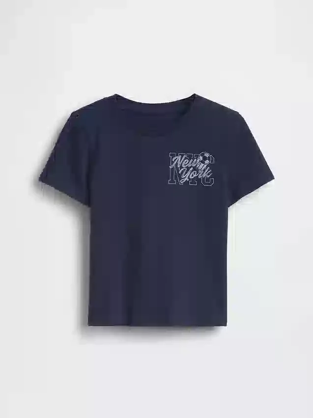 T-shirt med tryck för barn