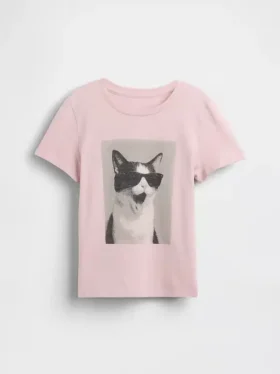 T-shirt med tryck för barn
