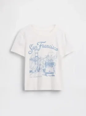 T-shirt med tryck för barn