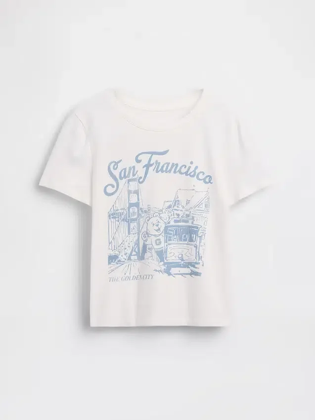 T-shirt med tryck för barn