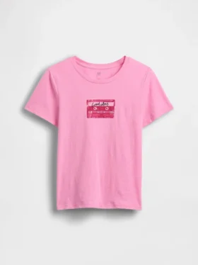 T-shirt med tryck för barn