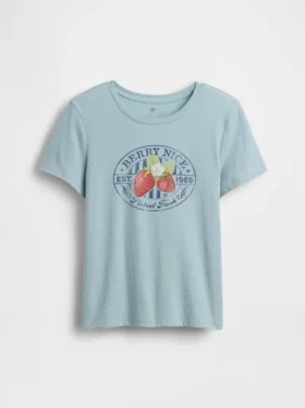 T-shirt med tryck för barn