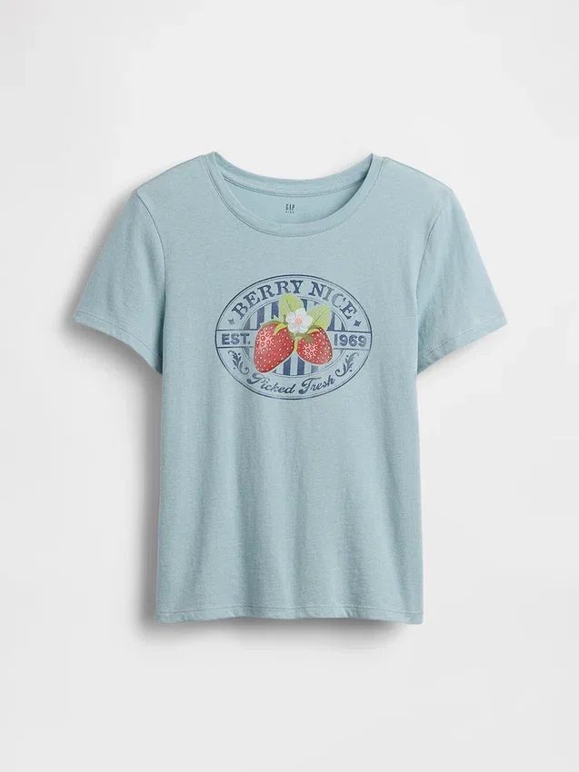 T-shirt med tryck för barn