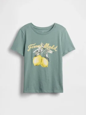 T-shirt med tryck för barn