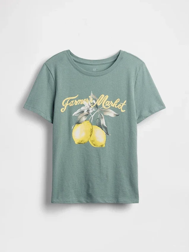 T-shirt med tryck för barn