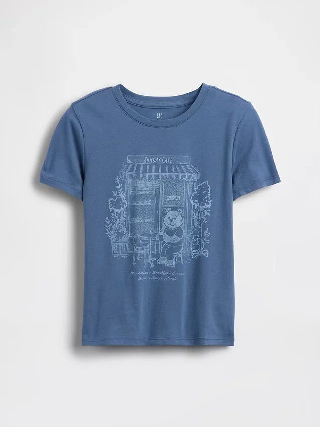 T-shirt med tryck för barn
