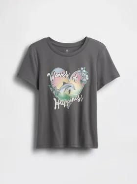 T-shirt med tryck för barn