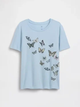 T-shirt med tryck för barn