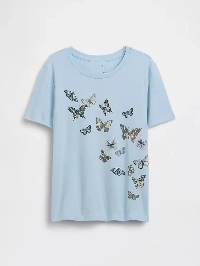 T-shirt med tryck för barn