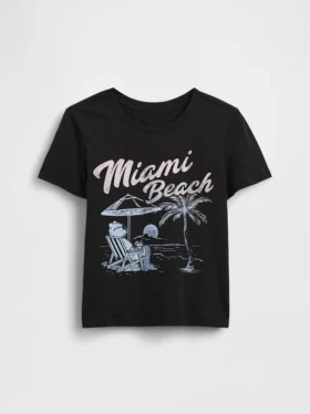 T-shirt med tryck för barn