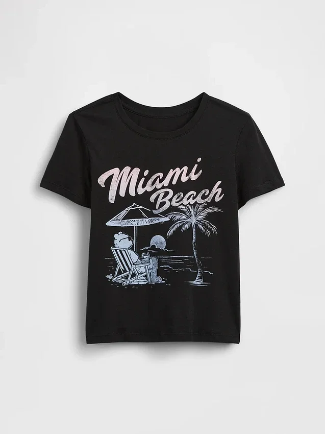 T-shirt med tryck för barn