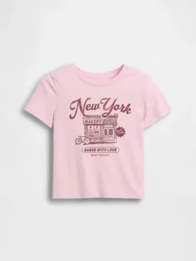 T-shirt med tryck för barn