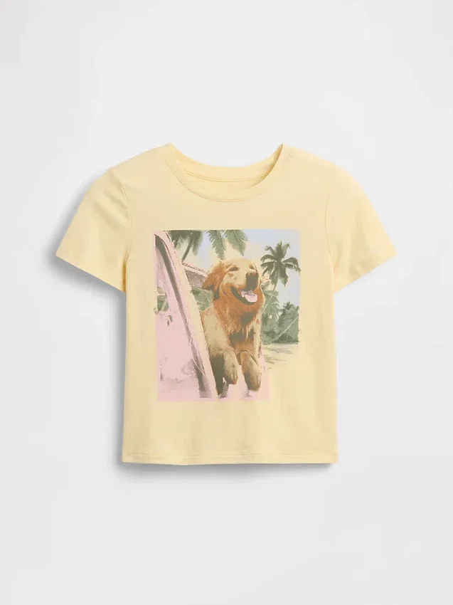 T-shirt med tryck för barn