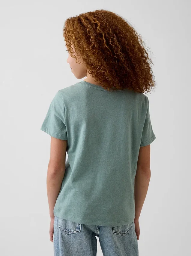 T-shirt med tryck för barn