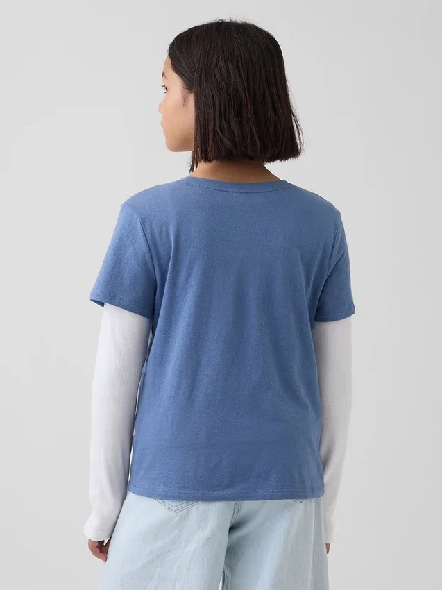 T-shirt med tryck för barn