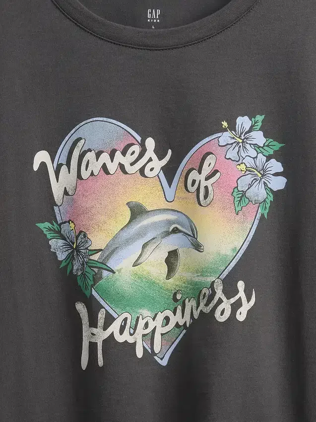 T-shirt med tryck för barn