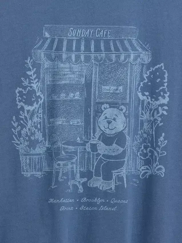 T-shirt med tryck för barn