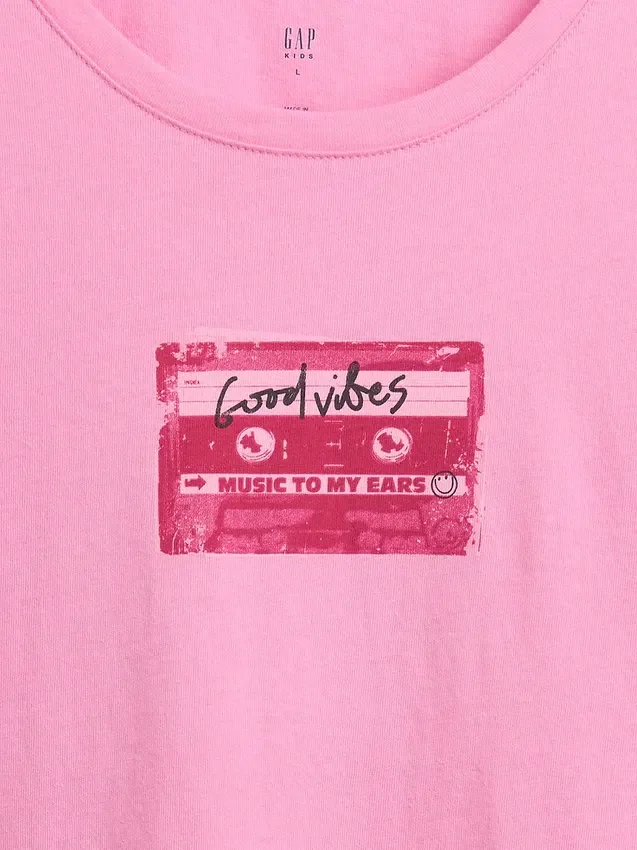 T-shirt med tryck för barn
