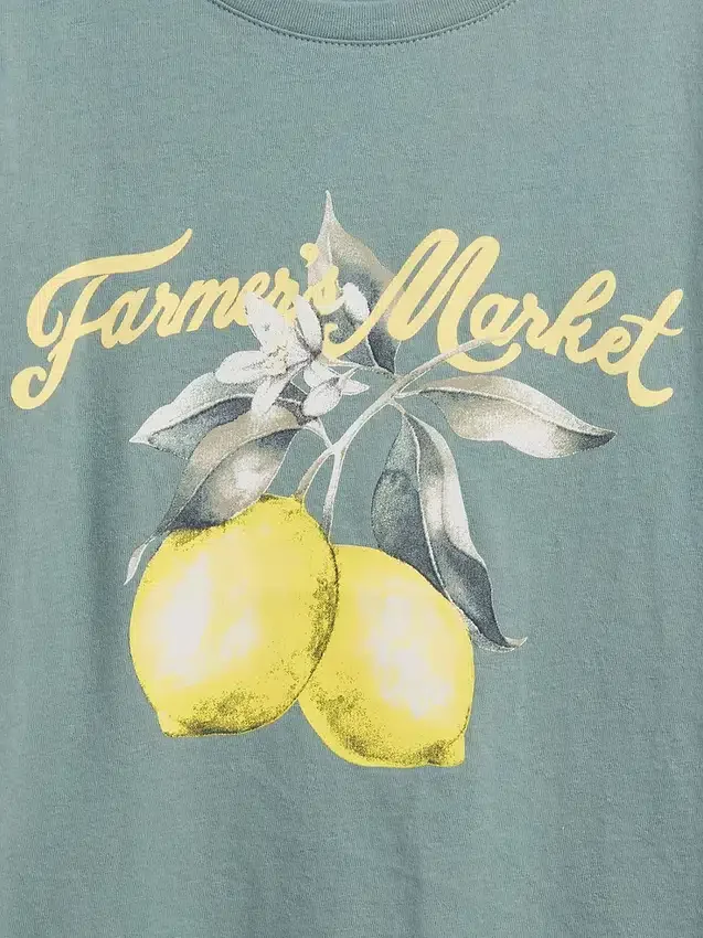 T-shirt med tryck för barn