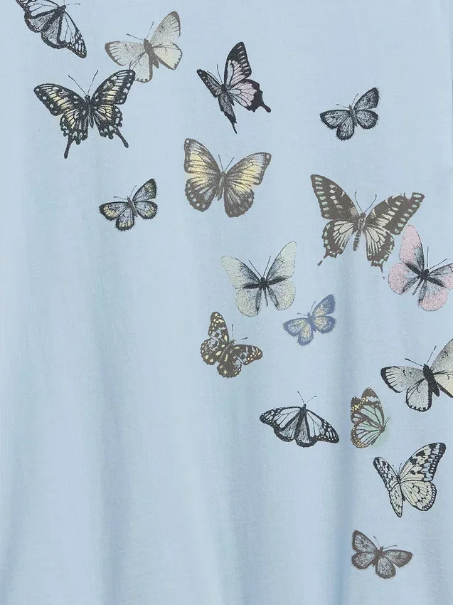 T-shirt med tryck för barn