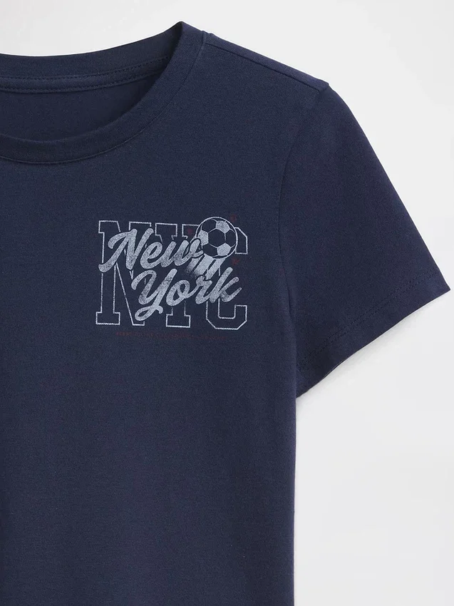 T-shirt med tryck för barn