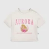 T-shirt med tryck för småbarn: Aurora Collegiate