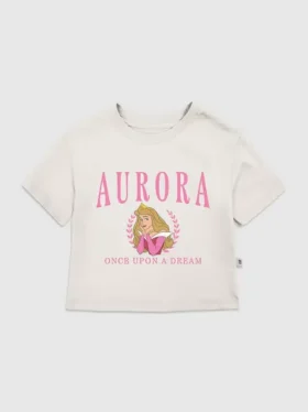 T-shirt med tryck för småbarn: Aurora Collegiate