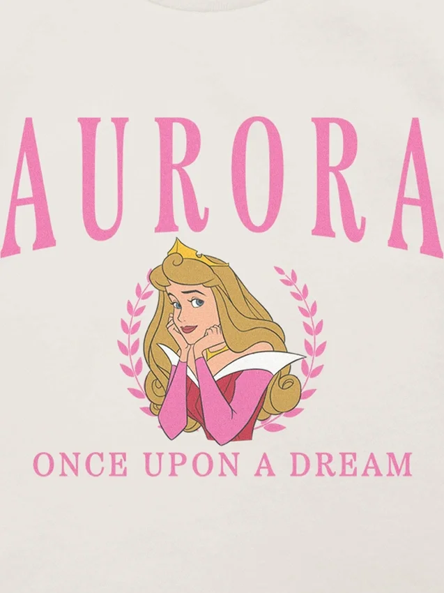 T-shirt med tryck för småbarn: Aurora Collegiate