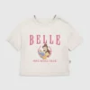 T-shirt med tryck för småbarn: Belle Collegiate