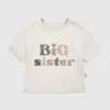 T-shirt med tryck för småbarn – Big Sister
