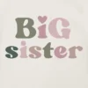T-shirt med tryck för småbarn – Big Sister